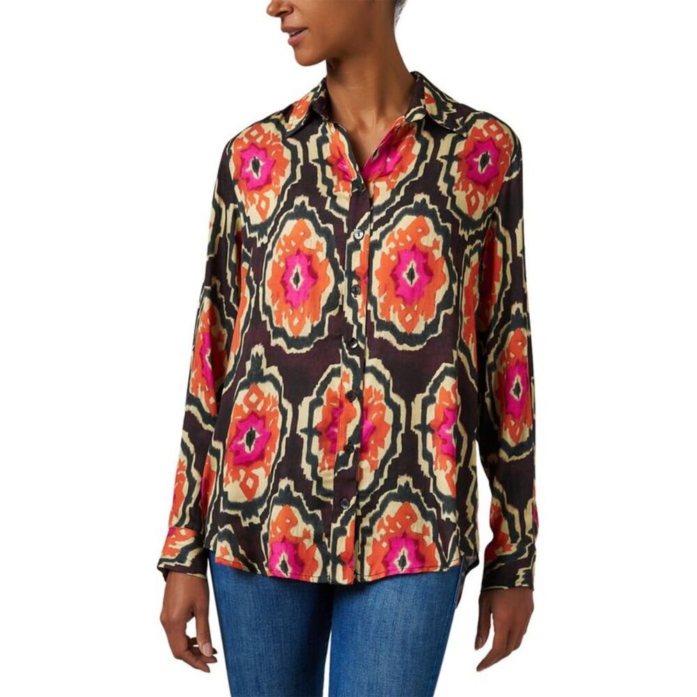 Finley Womens  Monica Medallion Print Blouse